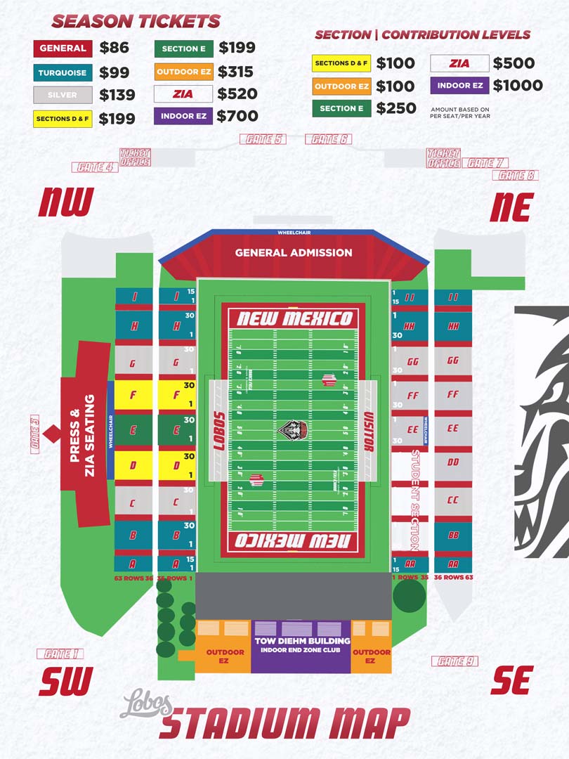 Lobo Football Tickets 2024 cathee murielle